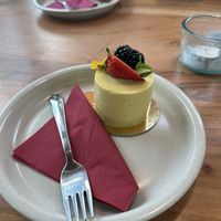 Raw cheesecakee  at Share Sweet & Wine Bar in Prague