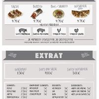 Menu at Saint Tortillas in Helsinki
