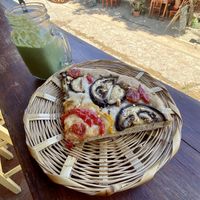 Focaccia at Panaderia Las Canastas in Mazunte