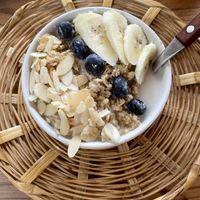 Overnight-Oats  at Panaderia Las Canastas in Mazunte