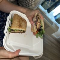Tempeh Torta (nice Black Bean Paste)  at Seaside Eatery in Key Largo