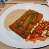 Pumpkin cake at Vegan Mount in Barcelona