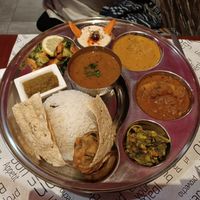 Royal Thali at Vegan Mount in Barcelona