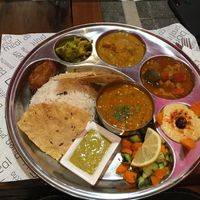 Royal Thali  at Vegan Mount in Barcelona