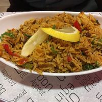 Vegetable Biryani  at Vegan Mount in Barcelona