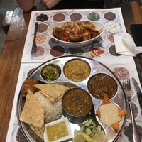 Royal Thali  at Vegan Mount in Barcelona