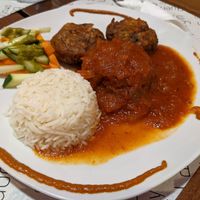 Seitan balls at Vegan Mount in Barcelona