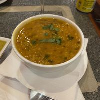 Bowl of Dahl (wasn’t on the menu but we asked for it!)   at Vegan Mount in Barcelona