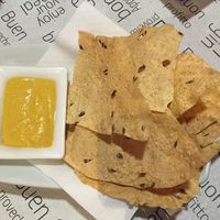 Papadam  at Vegan Mount in Barcelona