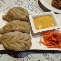 Momos at Vegan Mount in Barcelona