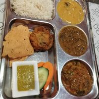 Thali at Vegan Mount in Barcelona