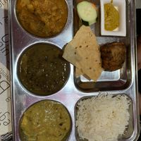 Thali platter   at Vegan Mount in Barcelona