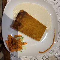 Pumpkin Gnocchi torte  at Vegan Mount in Barcelona