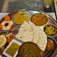 Royal Thali at Vegan Mount in Barcelona