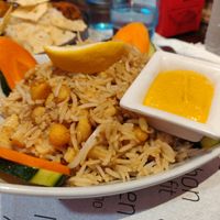 Arròs fregit at Vegan Mount in Barcelona