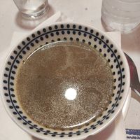 Mushroom soup at Vegan Mount in Barcelona