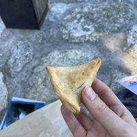 Samosa  at Big Sur Deli in Big Sur