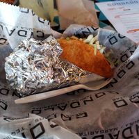 Vegan build your own taco with firecracker shell at Condado Tacos in Troy