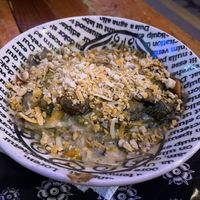 Vegan lasagna  at Santas Iguanas in Sayulita