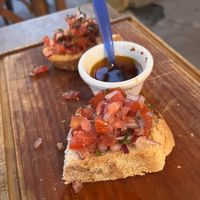 Bruschetta   at Santas Iguanas in Sayulita