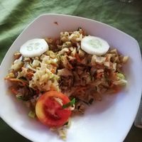 Kottu rotti at Wijesiri Family Restaurant in Sigiriya