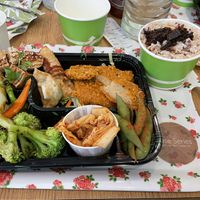 Vegan chicken bento  at Green Green Trees : Your Vegan Kitchen in West Covina