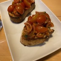 vegan bruschetta   at Pizzeria Lume in Funchal