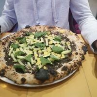 Pizza with vegan cheese   at Pizzeria Lume in Funchal