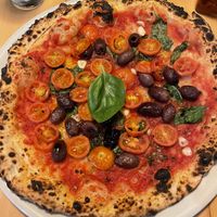 Marinara with extra toppings  at Pizzeria Lume in Funchal