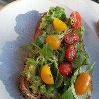 Avocado toast at Benji's - West in Amsterdam