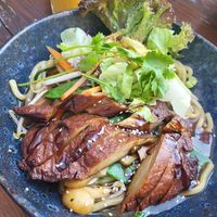 Udon know me (more noodles underneath the duck) at Vegang - P-Berg in Berlin