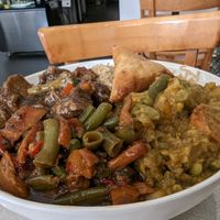 Three mains for $14.50 at HeartFood in Hobart