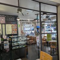 Outside at HeartFood in Hobart