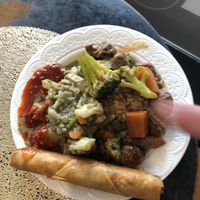 Food from the buffet at HeartFood in Hobart