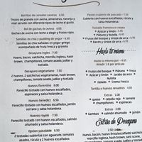 Menú   at Sisters Coffee Shop And Kitchen in Tenerife