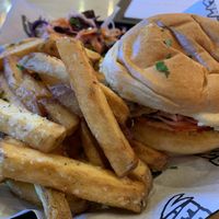 Cluck cluck burger  at V-EDGE in Middlesbrough