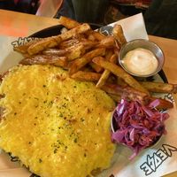 Vegan parmo  at V-EDGE in Middlesbrough