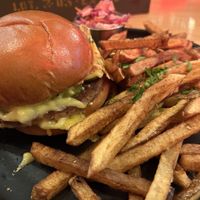Ti**y Twister burger & fries   at V-EDGE in Middlesbrough