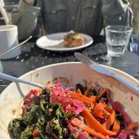 Breakfast bowl and avocado toast (bread was delicious)  at The Hub Cafe in Lincoln