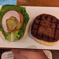Impossible burger at Boardrider's in Luquillo