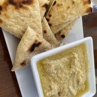 Hummus plate  at Boardrider's in Luquillo