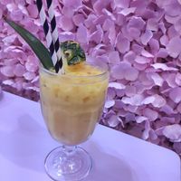 Mangonificient juice at Eixampeling in Barcelona