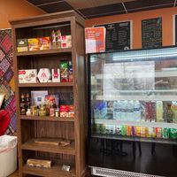 The display cases at K2 at K2 Cafe in Poolesville