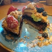 Pancakes veganas at Zenith Brunch & Cocktails in Barcelona