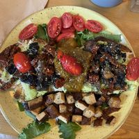 Vegan toast, add side of tofu  at Zenith Brunch & Cocktails in Barcelona