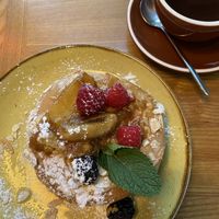 pancakes  at Zenith Brunch & Cocktails in Barcelona