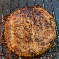 BBQ SAM BURGER  at Vegan One Stop  in Cincinnati