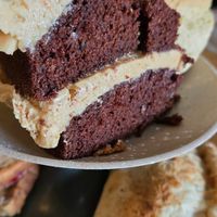 Biscoff cake at The Running Fox at Kirkharle in Newcastle Upon Tyne