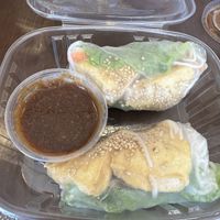 Tofu fresh rolls   at Lamhan in Toronto