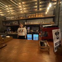 Bar and barista at Pablo Artisan Coffee in Izmir